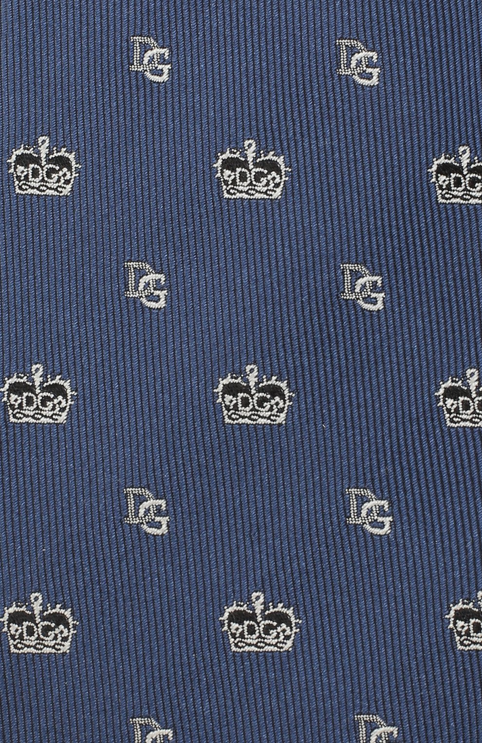 Шелковый галстук DOLCE & GABBANA синего цвета по цене 23050 руб., арт. GT149E/G0JMP, фото 3 Шелковый галстук DOLCE & GABBANA, арт. GT149E/G0JMP, фото 3