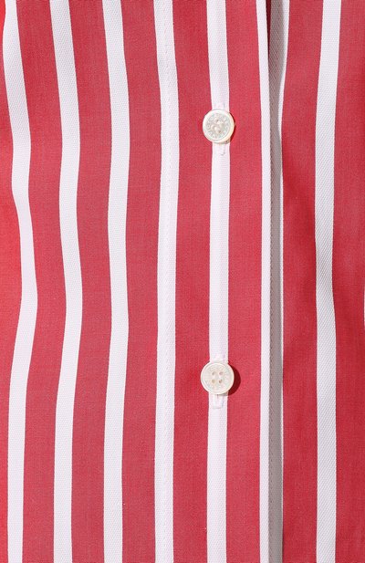 Хлопковая рубашка VICTORIA BECKHAM, арт. SH LNG 1818 MSS19 PIQUE STRIPE, фото 5