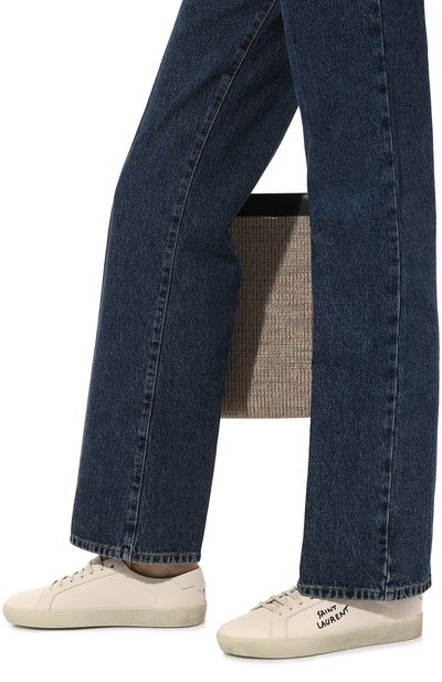 Текстильные кеды court classic SAINT LAURENT, арт. 610648, фото 3