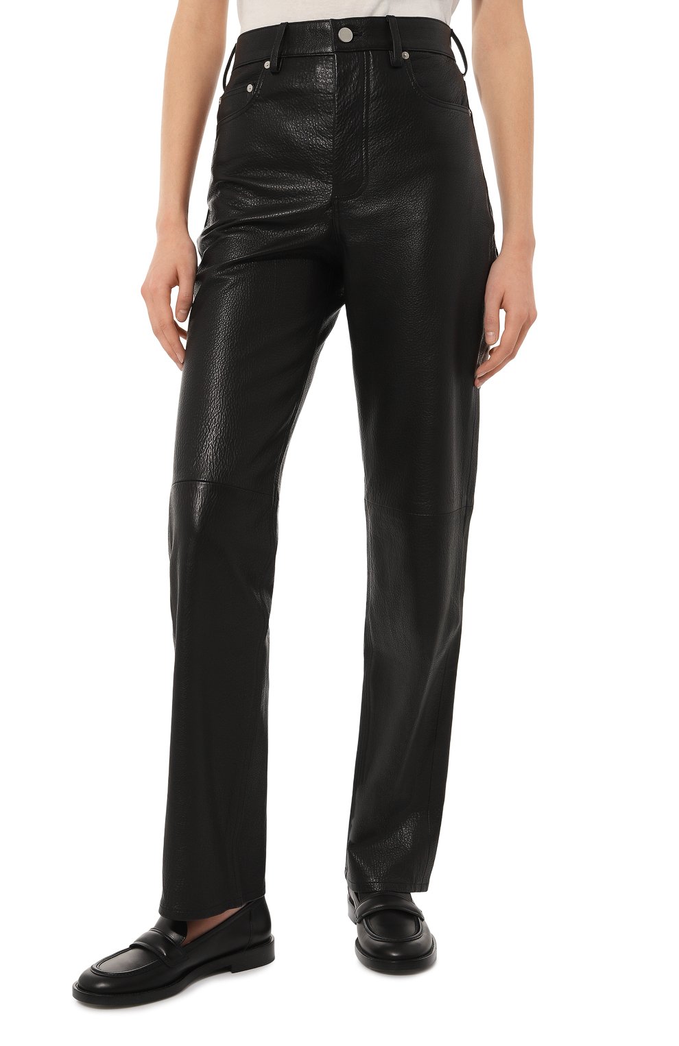 Кожаные брюки MAINLESS, арт. PT22–01–01–BL, фото 3