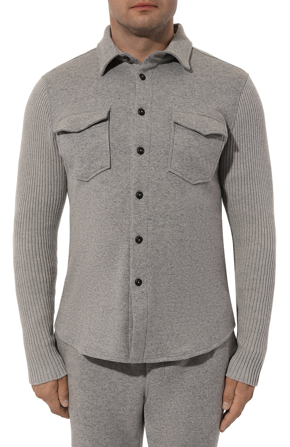 Кардиган из хлопка и шерсти CAPOBIANCO, арт. 17M505.TF00./58, фото 3