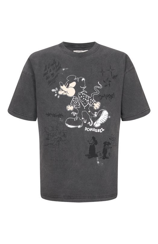 Хлопковая футболка DOMREBEL M SPIT/T-SHIRT Серый M SPIT/T-SHIRT