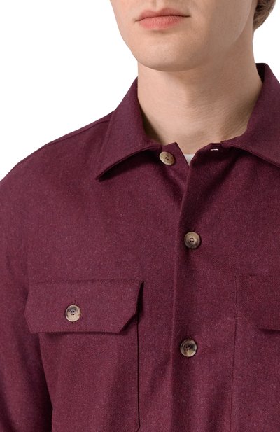 Шерстяная рубашка BRUNELLO CUCINELLI, арт. M038P0720, фото 5