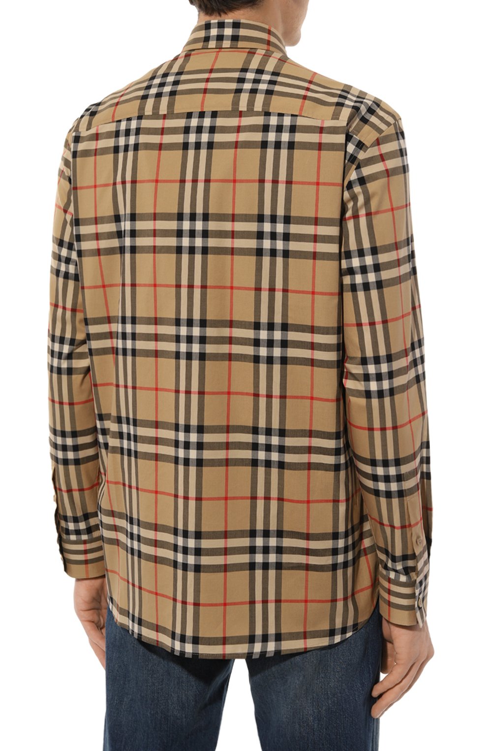 Хлопковая рубашка BURBERRY, арт. 8070577, фото 4