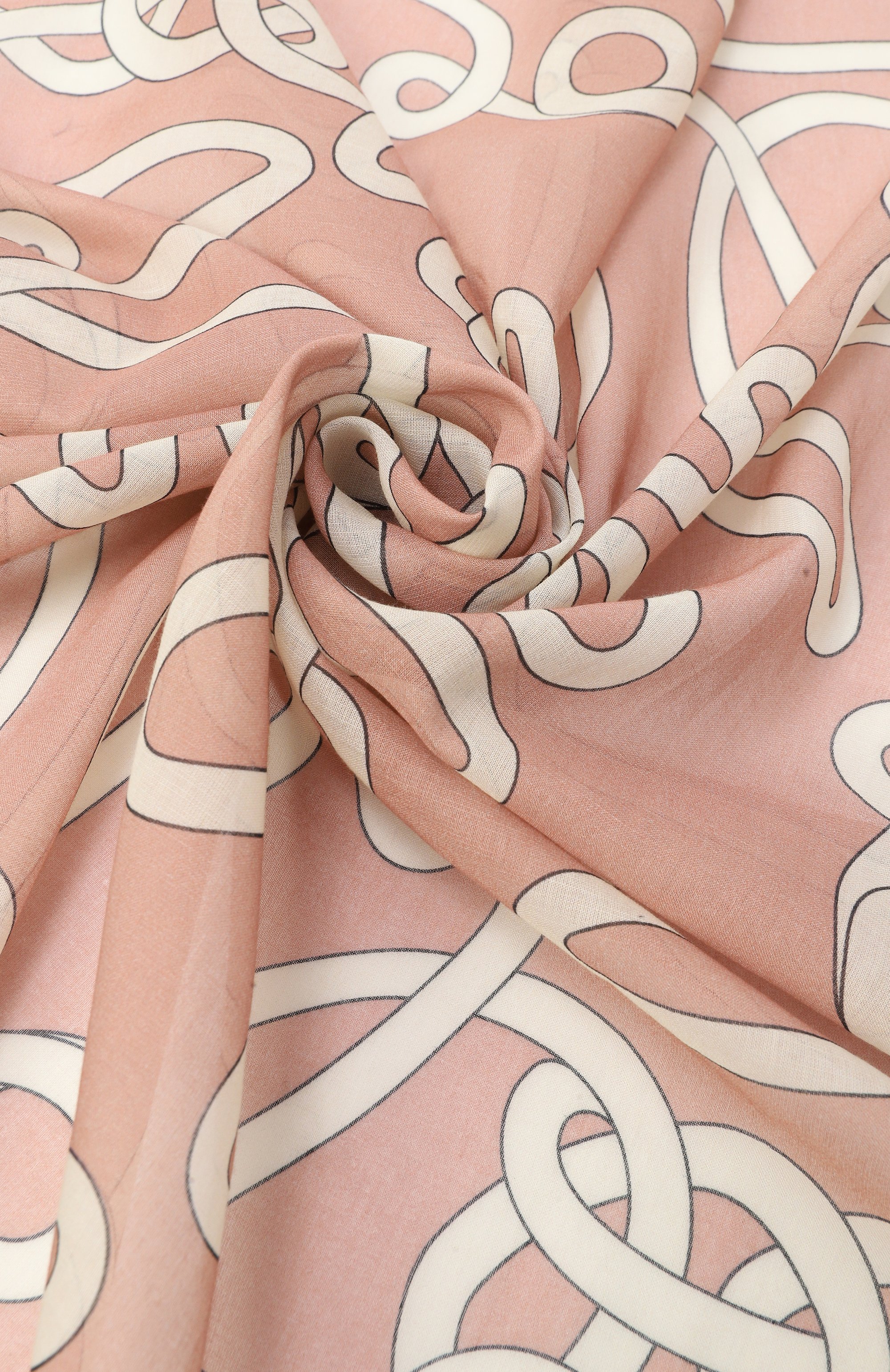 Платок из хлопка и шелка CHLOÉ, арт. CHC24WT051BND, фото 3