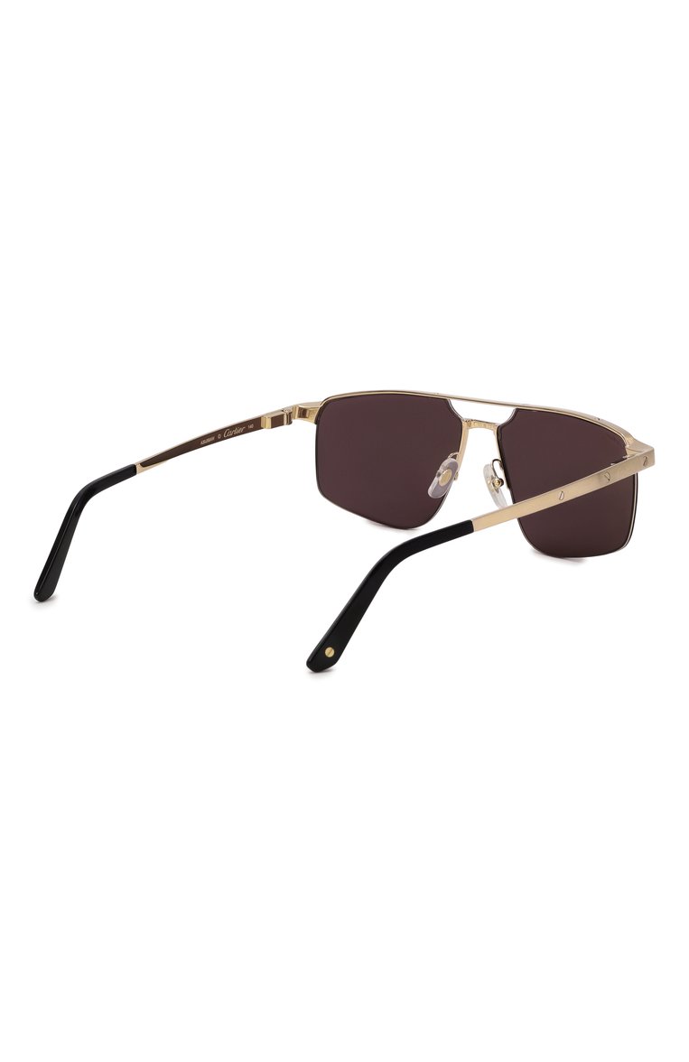 Мужские солнцезащитные очки CARTIER черного цвета, арт. CT0385S 001 | Фото 4 (Региональные ограничения белый список (Axapta Mercury): Не проставлено; Нос: Не проставлено; Тип очков: С/з; Материал: Металл; Кросс-КТ: С/з-мужское; Очки форма: Прямоугольные, Авиаторы; Оптика Гендер: оптика-мужское)