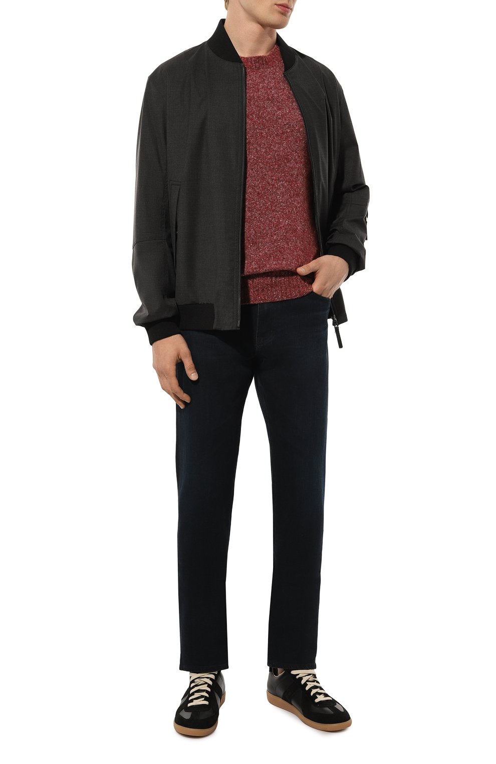 Свитер из шерсти и хлопка BRUNELLO CUCINELLI, арт. MS070B2214, фото 2