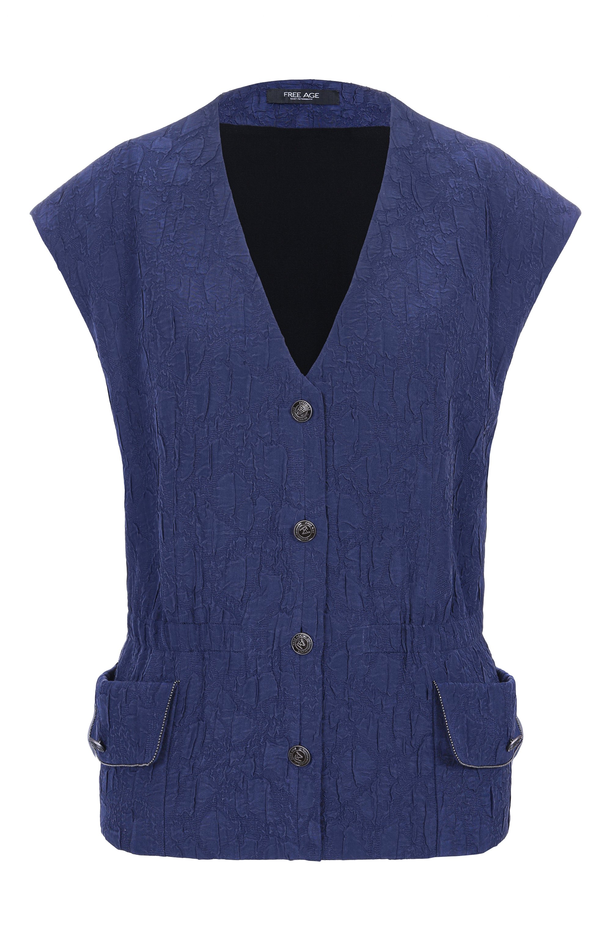 Жилет из вискозы и шелка FREEAGE, арт. WS25.JK107M.7060.499, фото 1