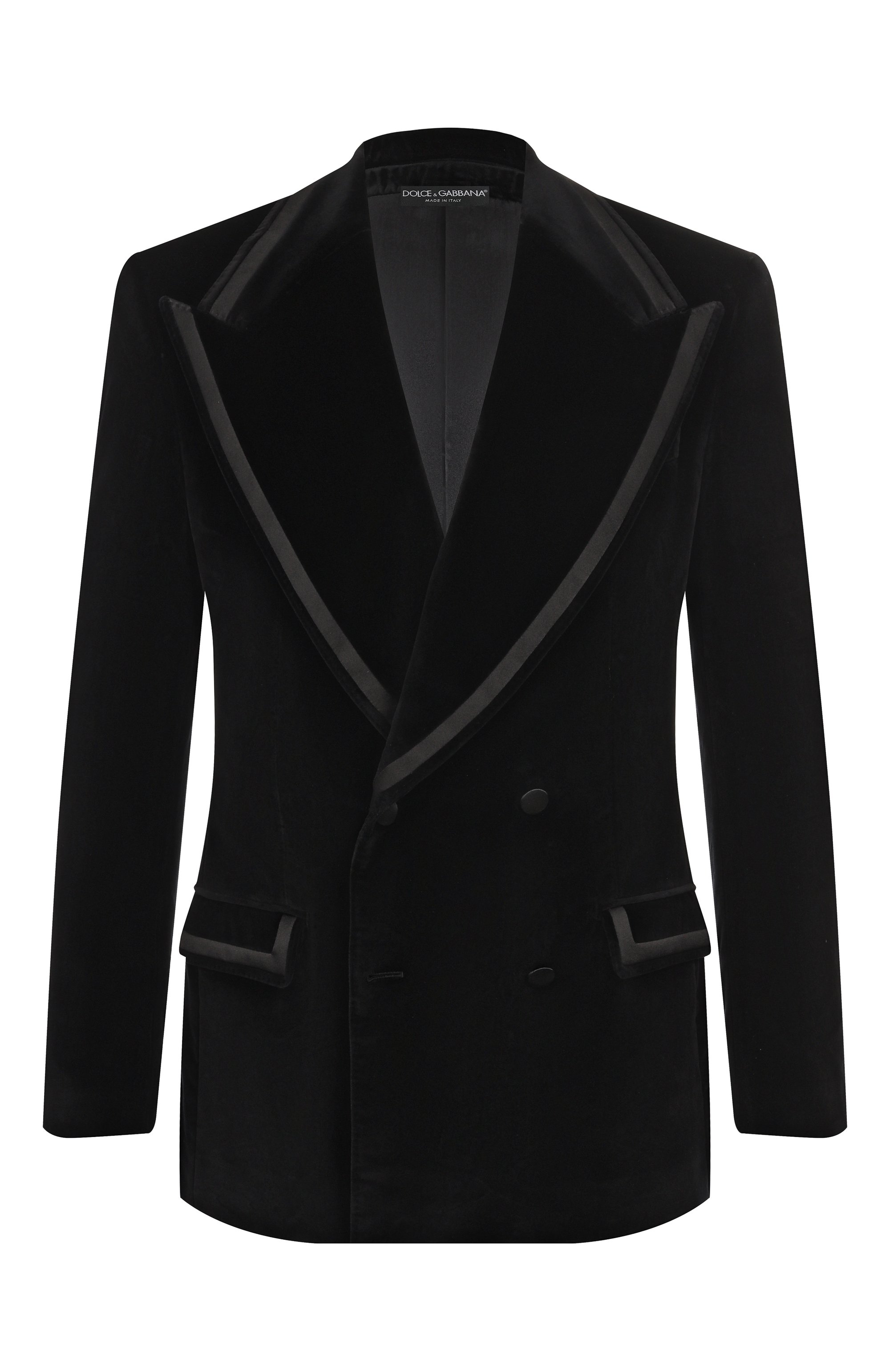 Бархатный пиджак DOLCE & GABBANA, арт. G2V08T/FUVG7, фото 1