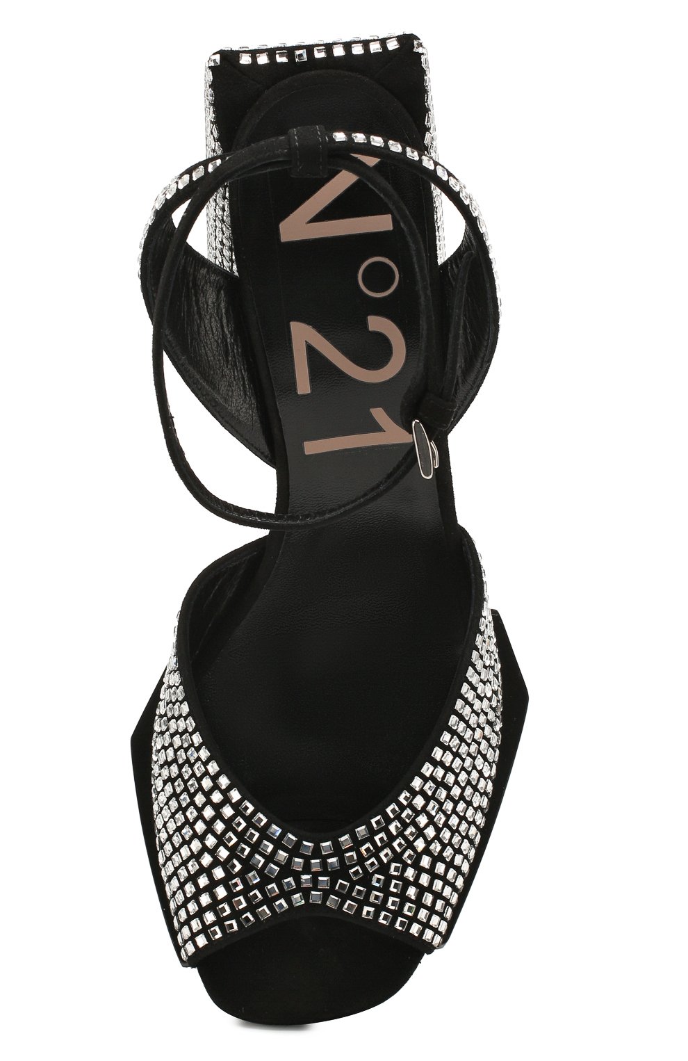 Текстильные босоножки N21, арт. N220E8927/ANKLESTRAP SANDALS, фото 5