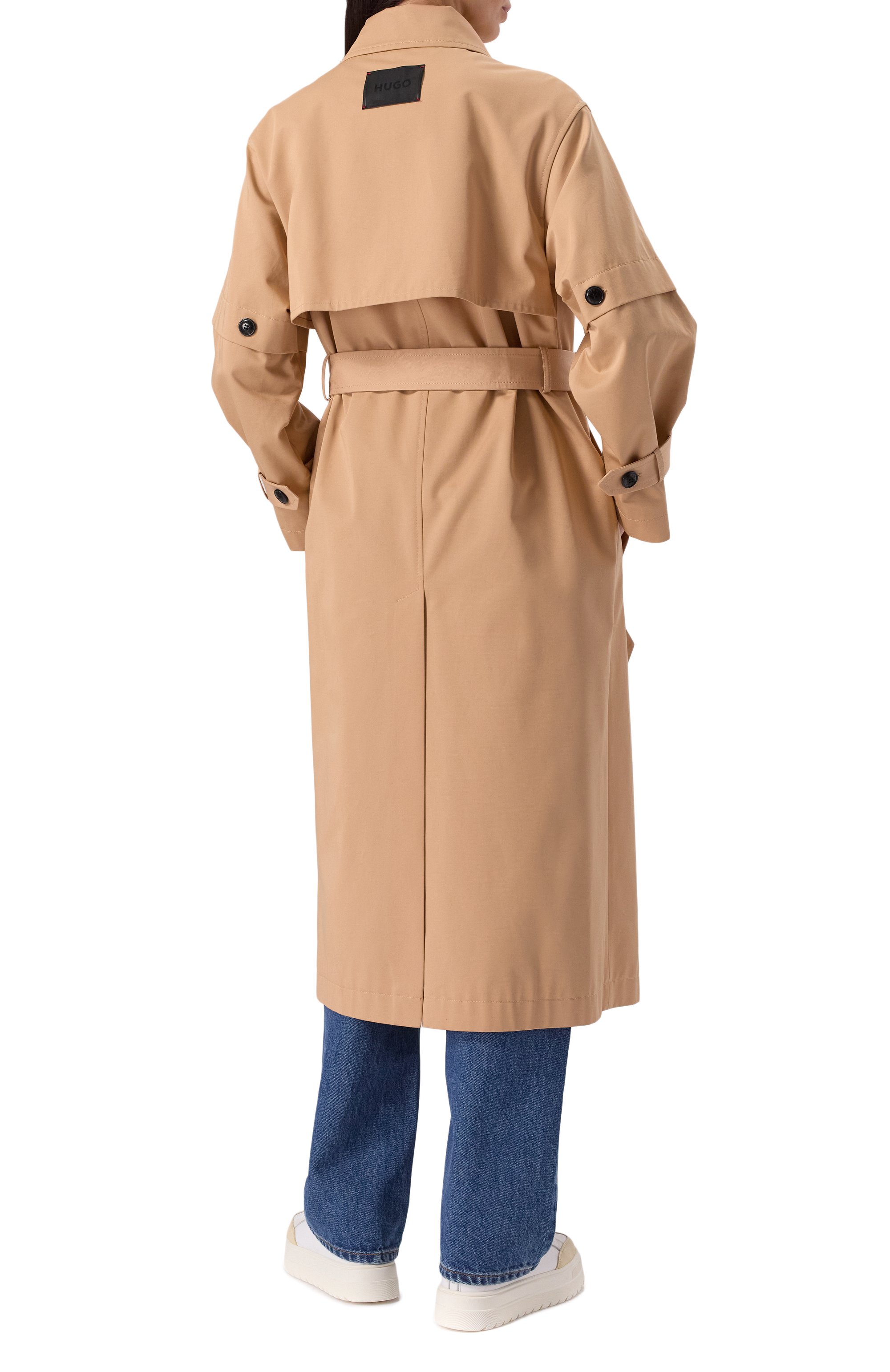 Хлопковый тренч HUGO, арт. 50529938, фото 4