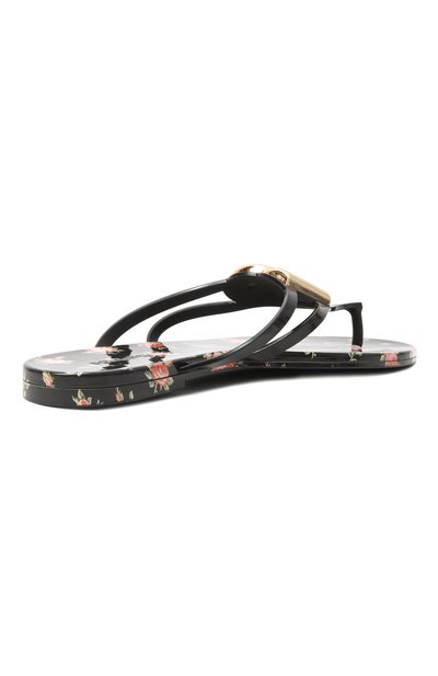 Шлепанцы DOLCE & GABBANA черного цвета по цене 65350 руб., арт. CW2418/AY850, фото 5 Шлепанцы DOLCE & GABBANA, арт. CW2418/AY850, фото 5
