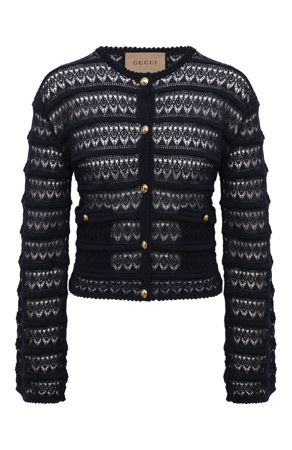 Хлопковый кардиган GUCCI, арт. 743288/XKC2Y, ф�ото 1