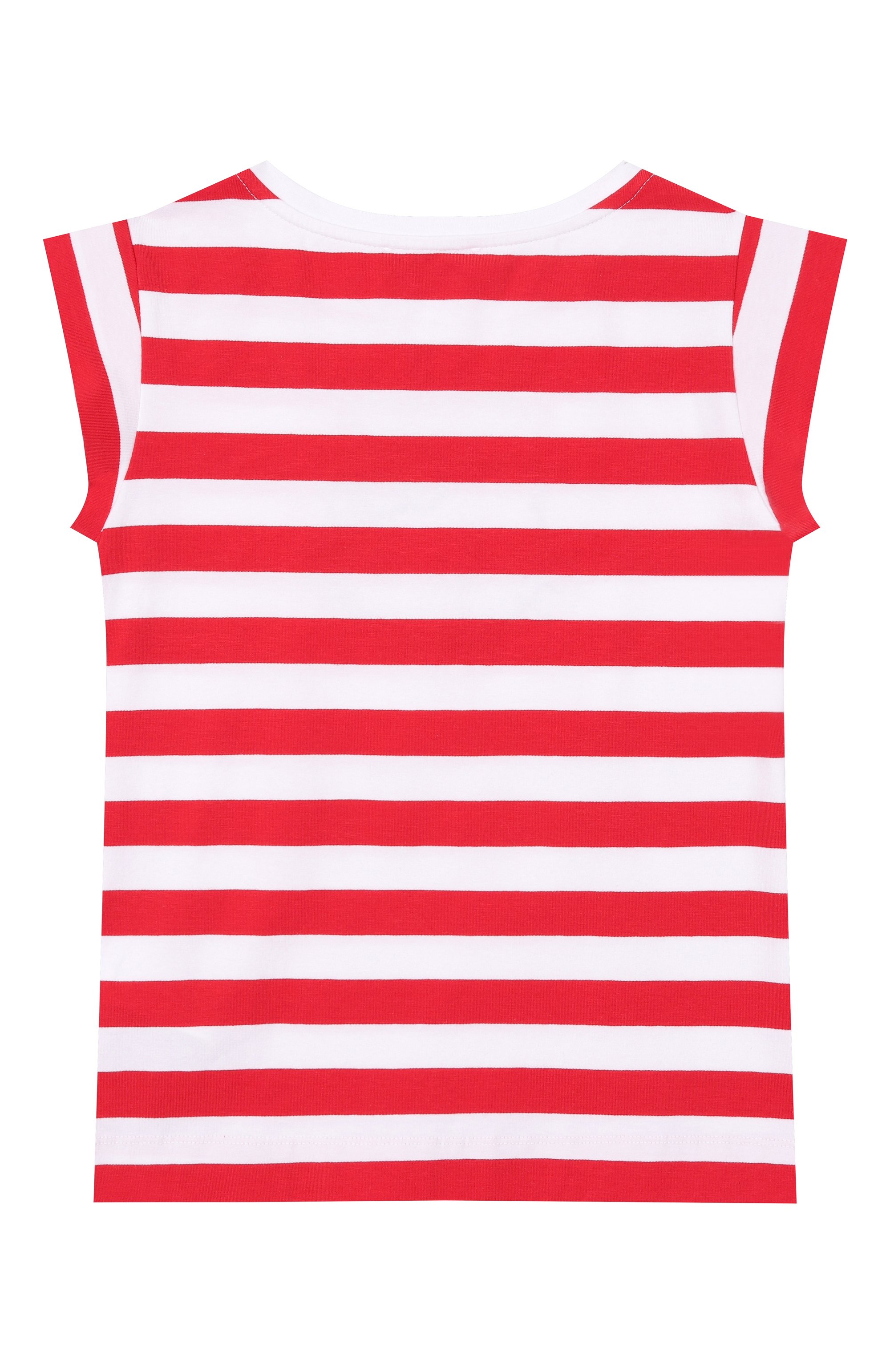 Хлопковая футболка MONNALISA, арт. 19G617, фото 2