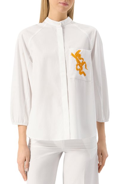 Хлопковая рубашка BEATRICE .B, арт. 25FE4245VEGA, фо�то 3