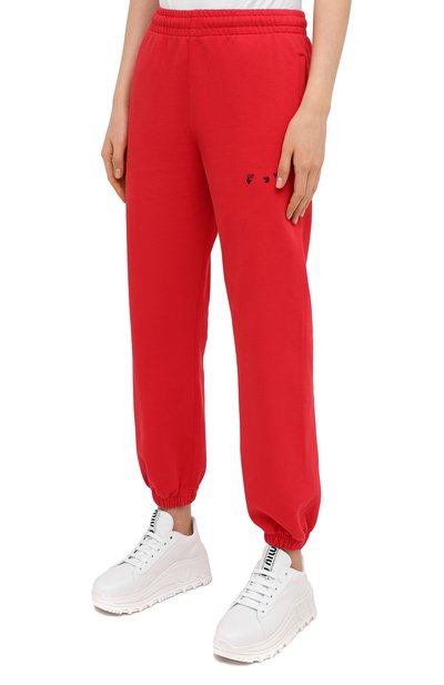Хлопковые джоггеры OFF-WHITE, арт. 0WCH006R21JER001, фото 3