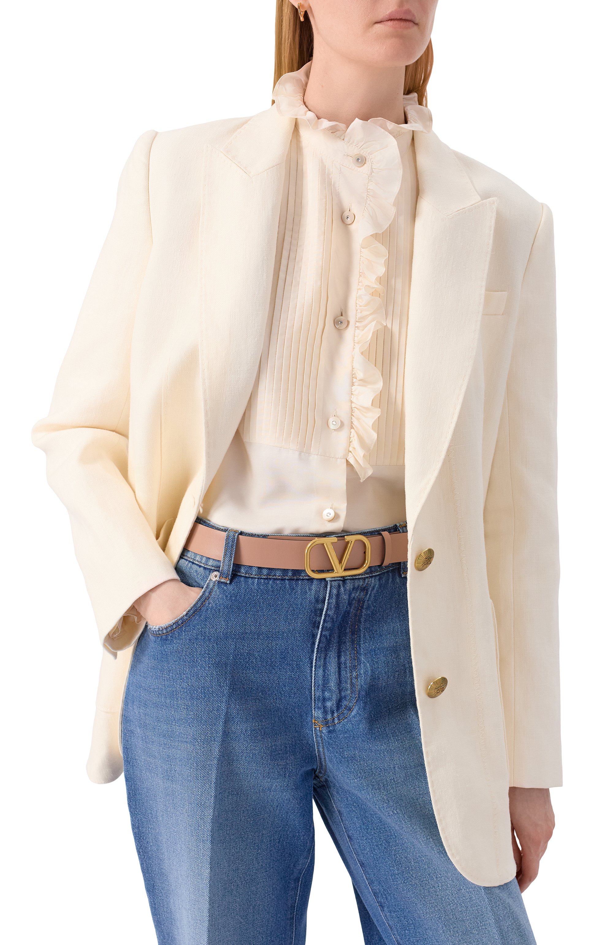 Двусторонний ремень vlogo signature VALENTINO, арт. 6W2T0T15/ZFR, фото 3