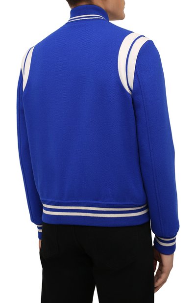 Шерстяной бомбер SAINT LAURENT, арт. 354718/Y180W, фото 4