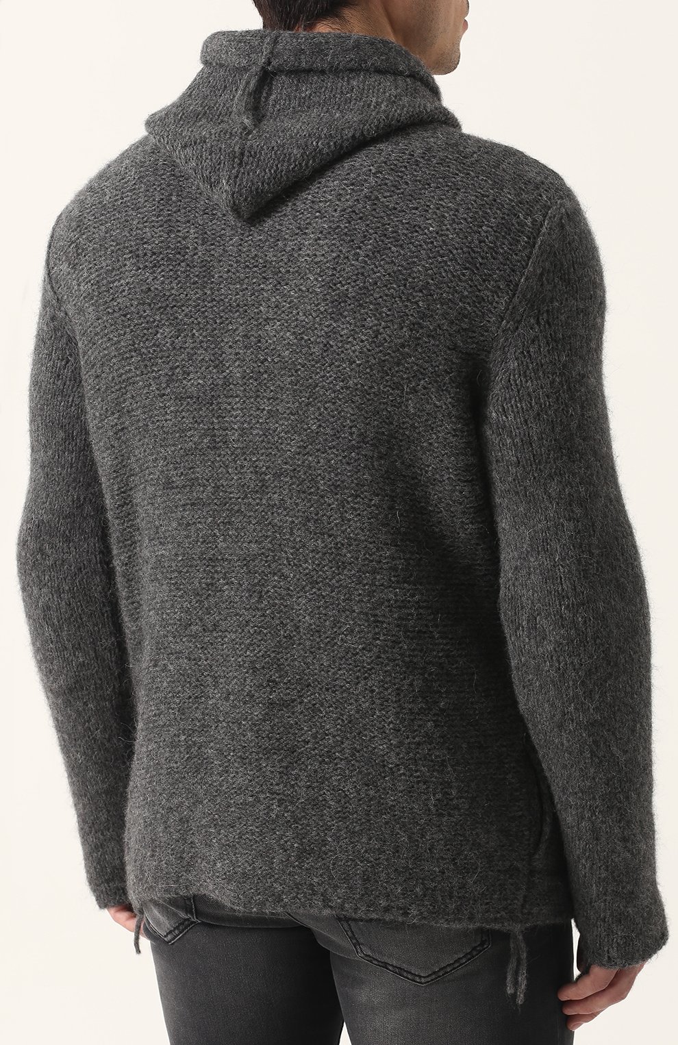 Шерстяной кардиган на пуговицах с капюшоном POEME BOHEMIEN, арт. MG-03/K-01/MG-02, фото 4