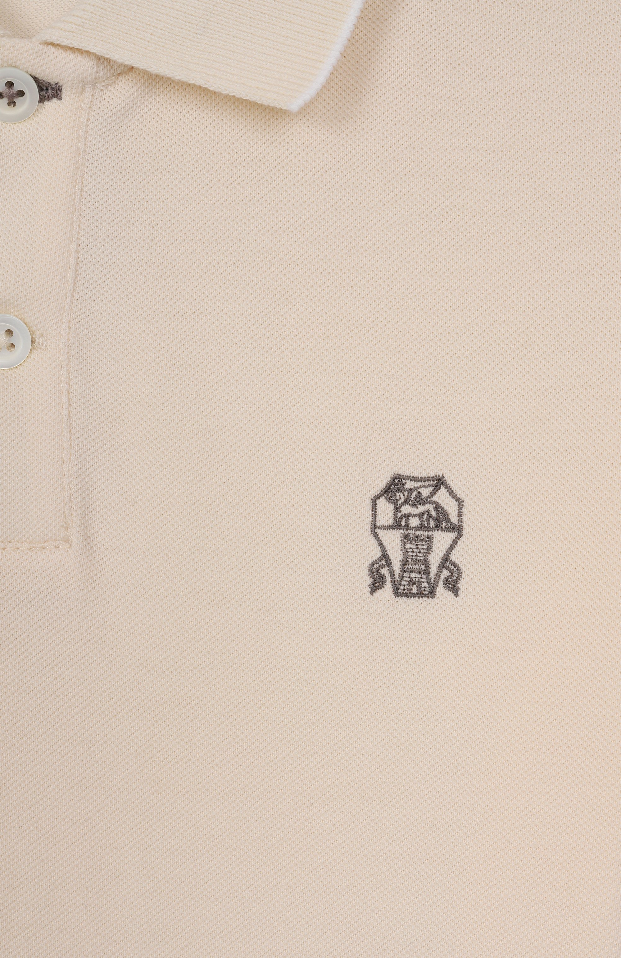 Хлопковое поло BRUNELLO CUCINELLI, арт. BE854T315B, фото 3