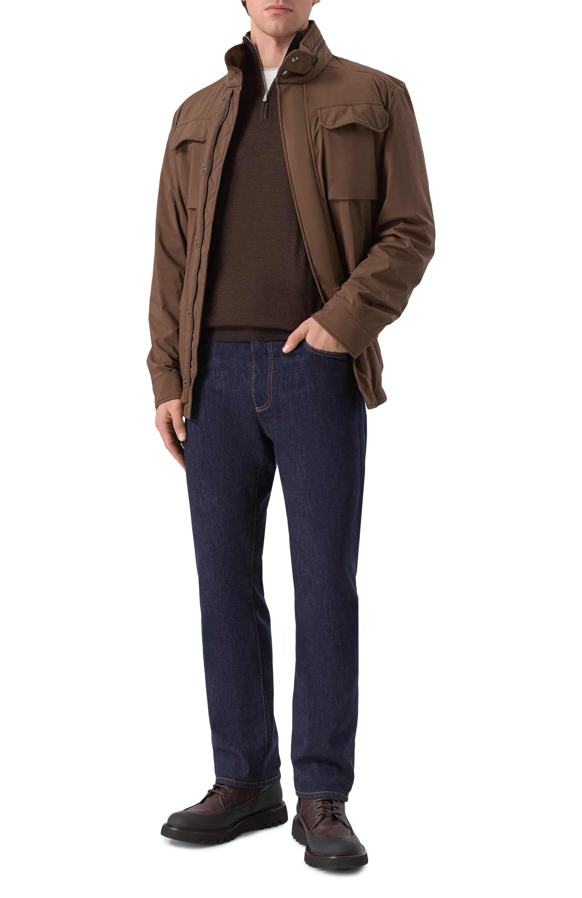 Джемпер из шерсти и шелка ANDREA CAMPAGNA, арт. M5625-5306, фото 2