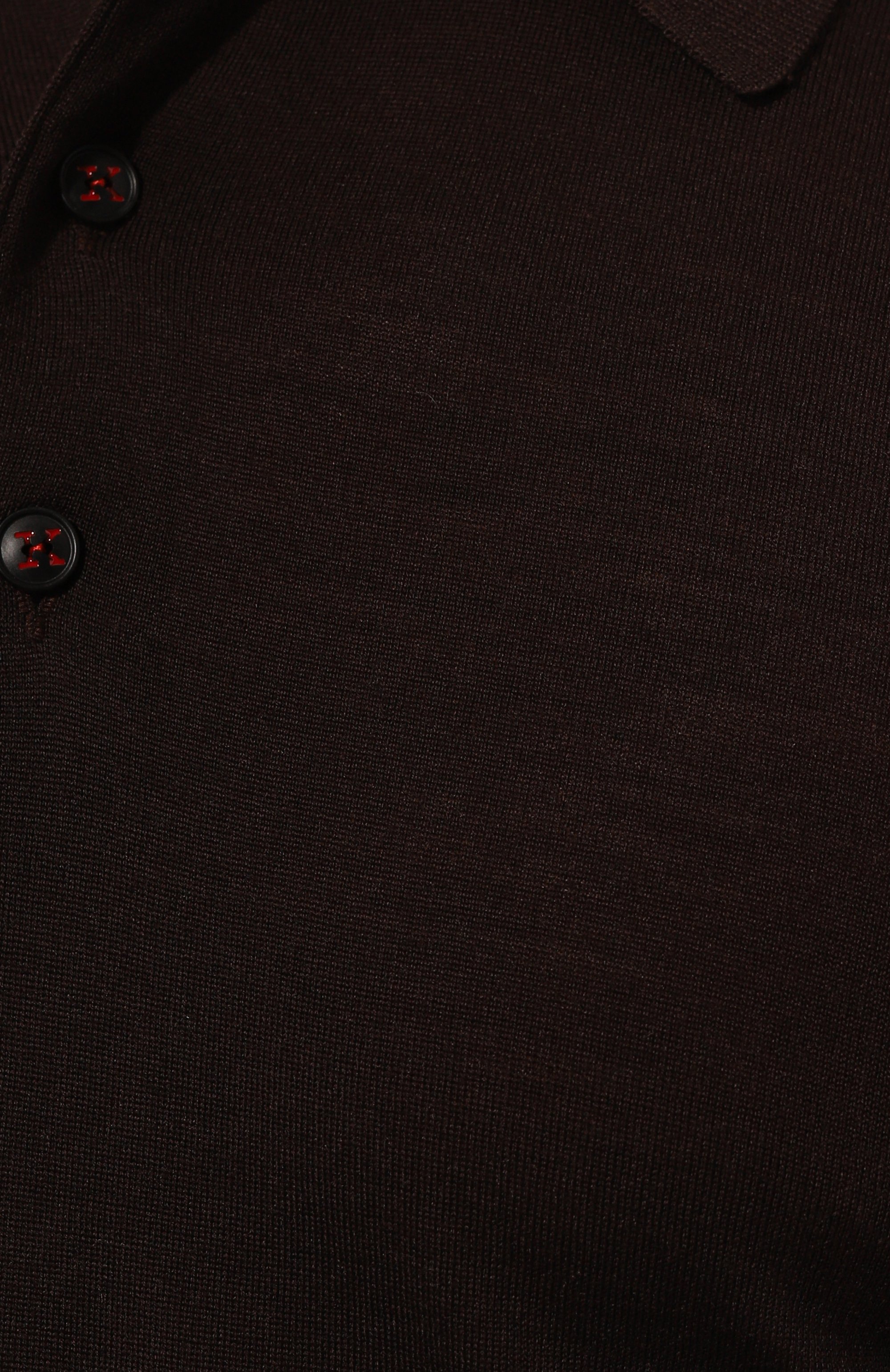 Шерстяное поло KITON темно-коричневого цвета по цене 182500 руб., арт. UMK0864237, фото 5 Шерстяное поло KITON, арт. UMK0864237, фото 5