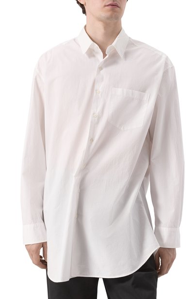 Хлопковая рубашка ANN DEMEULEMEESTER, арт. B0010321/FA555, фото 3