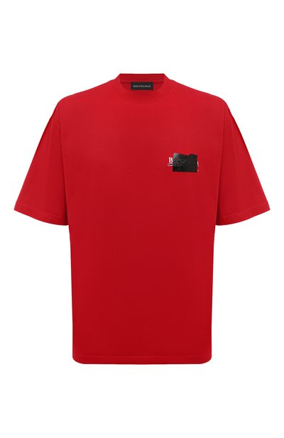 Мужская хлопковая футболка BALENCIAGA, арт. 641675/TNVG1