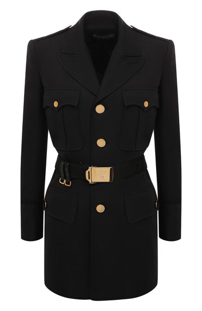 Женское платье из шерсти и вискозы TOM FORD, арт. GI2848-FAX884