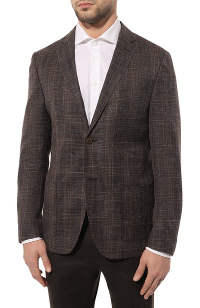 Пиджак из шерсти и шелка CORNELIANI, арт. 916002-3116245, фото 3