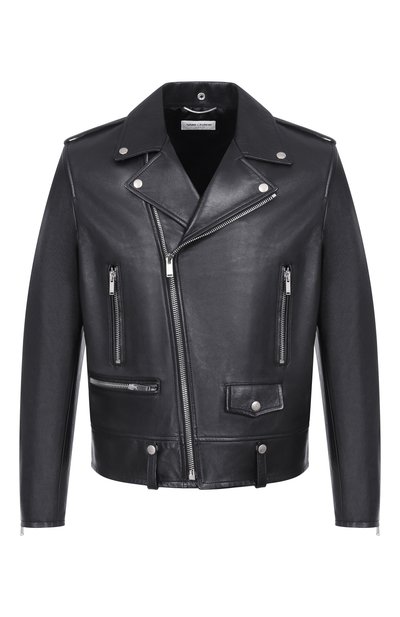 Мужская кожаная куртка SAINT LAURENT, арт. 484284/Y5YA2