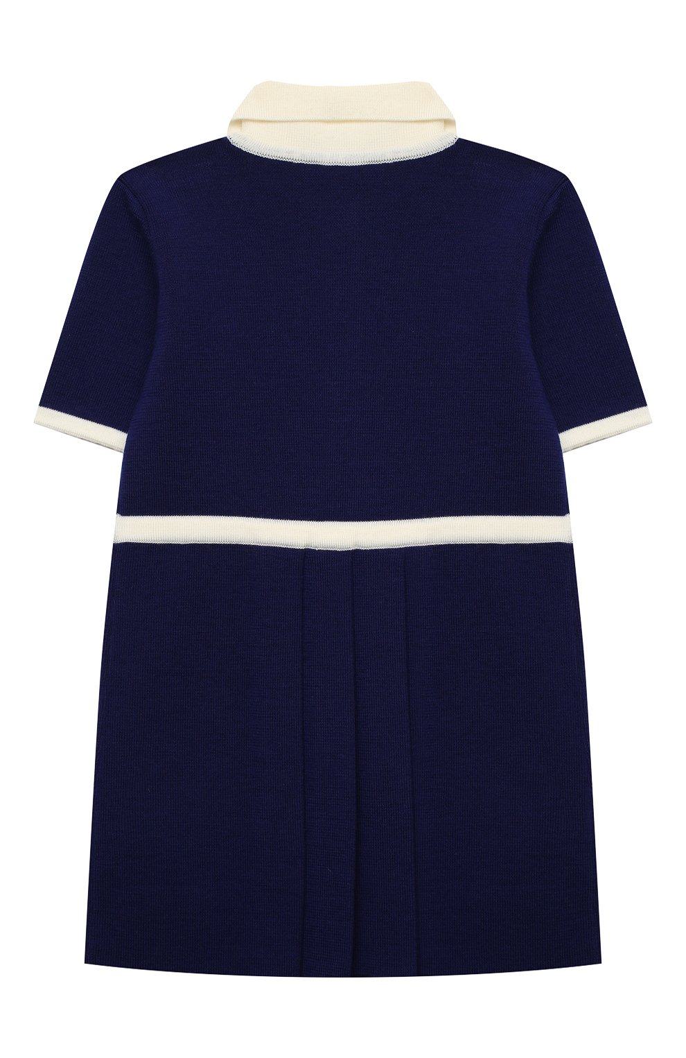 Шерстяное платье GUCCI синего цвета по цене 52450 руб., арт. 621871/XKBGW, фото 2 Шерстяное платье GUCCI, арт. 621871/XKBGW, фото 2