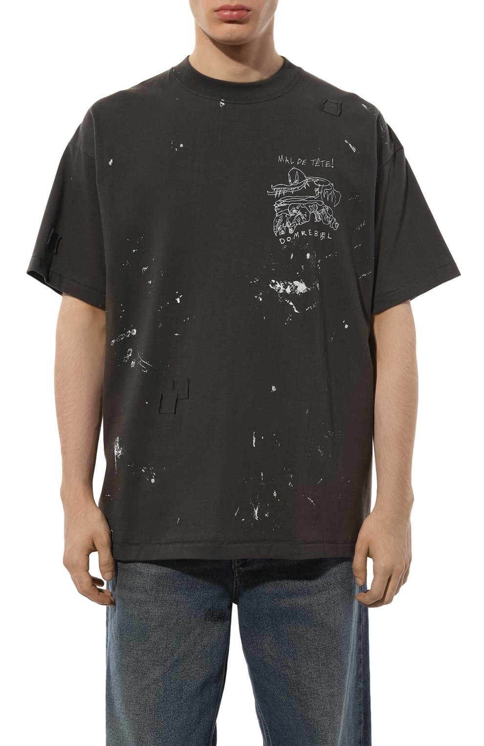 Хлопковая футболка DOMREBEL, арт. M MAL T-SHIRT/TSHIRT, фото 3