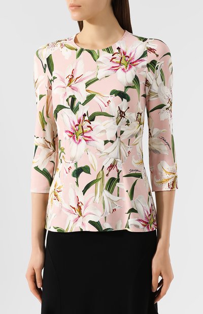 Топ из вискозы DOLCE & GABBANA, арт. F7T88T/FSRLJ, фото 3