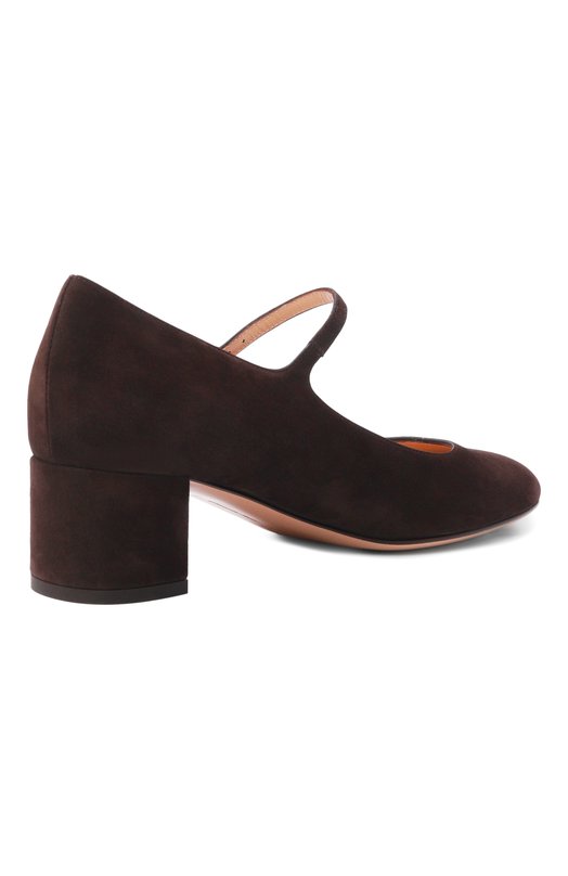Замшевые туфли Mary Ribbon 45 Gianvito Rossi G22358.45RIC.CAMM0KA Коричневый  G22358.45RIC.CAMM0KA Фото 5