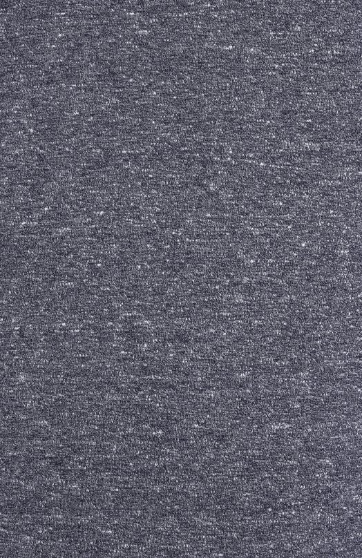 Футболка изо льна и хлопка Brunello Cucinelli MW8357427W Синий  MW8357427W Фото 6
