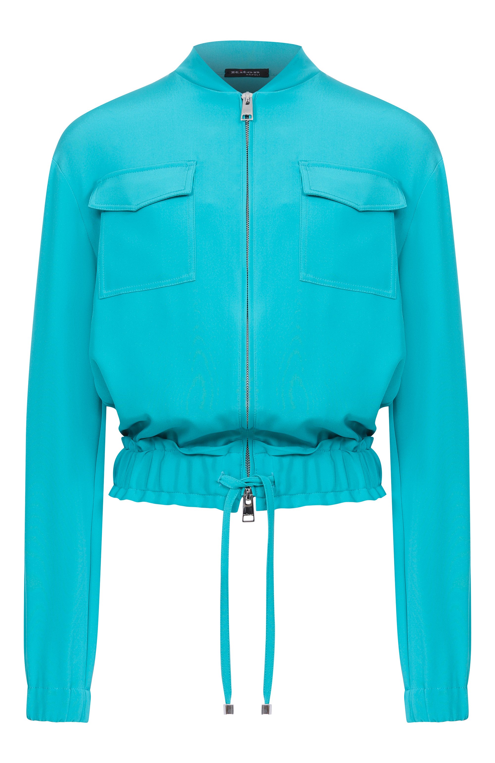 Шелковый бомбер KITON, арт. D59416K0977A, фото 1