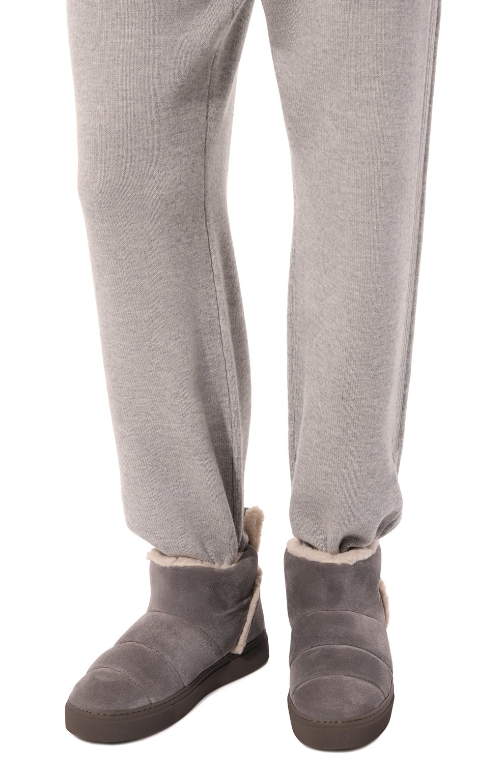 Замшевые полусапоги shearling slip-in INUIKII, арт. 75202-010, фото 3