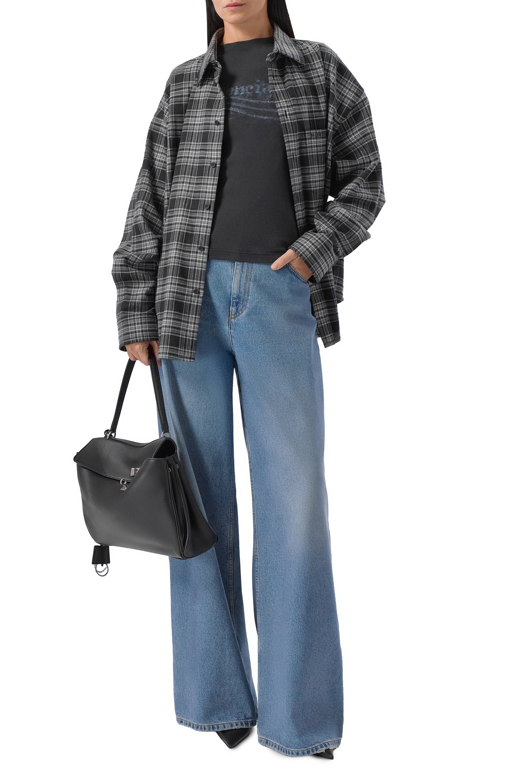 Хлопковая рубашка BALENCIAGA, арт. 852341/TTM02, фото 2