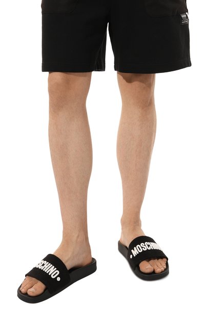 Текстильные шлепанцы MOSCHINO, арт. MB28302G0IGQ0, фото 3