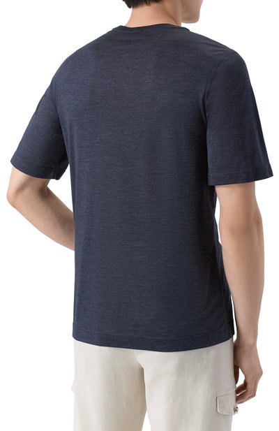 Шелковая футболка ZILLI, арт. TSR02AM0608VZLE01, фото 4