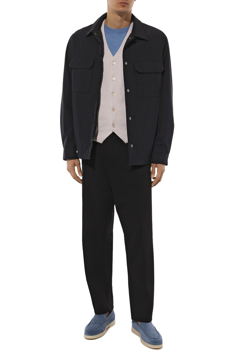 Футболка из шелка и хлопка KITON, арт. UMK0355, фото 2