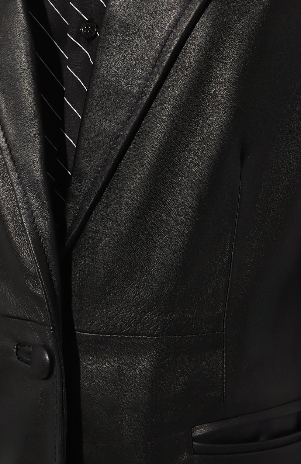 Кожаный жакет SIMONETTA RAVIZZA, арт. S04JA236L16/TS/001, фото 5