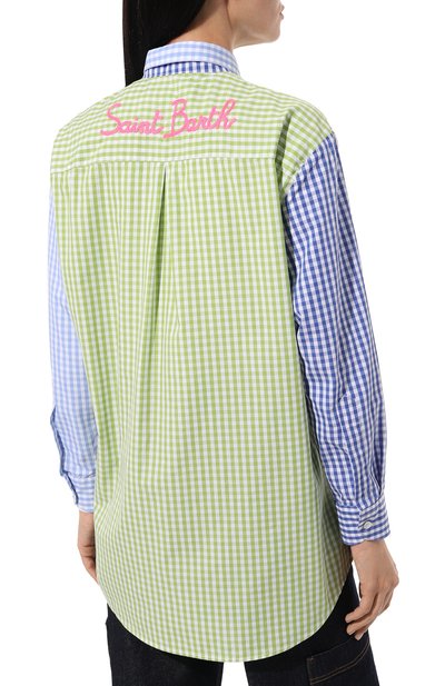 Хлопковая рубашка MC2 SAINT BARTH, арт. STBW/BRIGITTE/07190D, фото 4