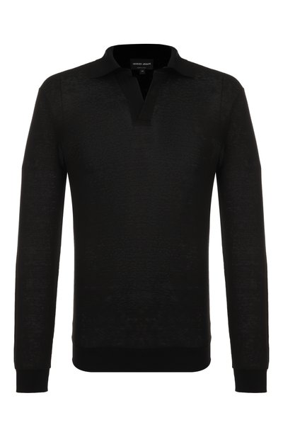 Мужская льняное поло GIORGIO ARMANI, арт. GM001995/TE11335
