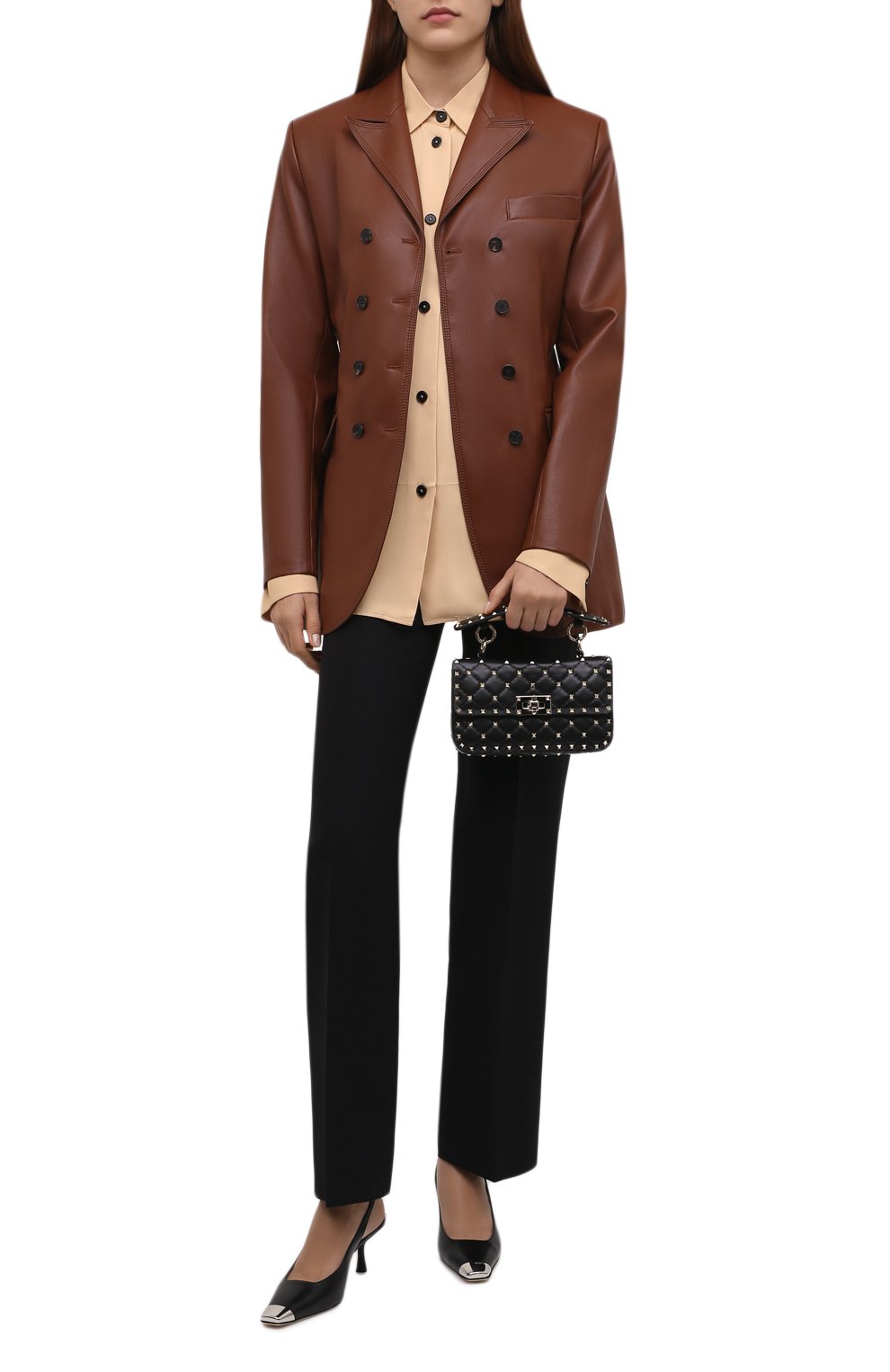 Сумка rockstud spike small VALENTINO, арт. XW2B0123/NAP, фото 3