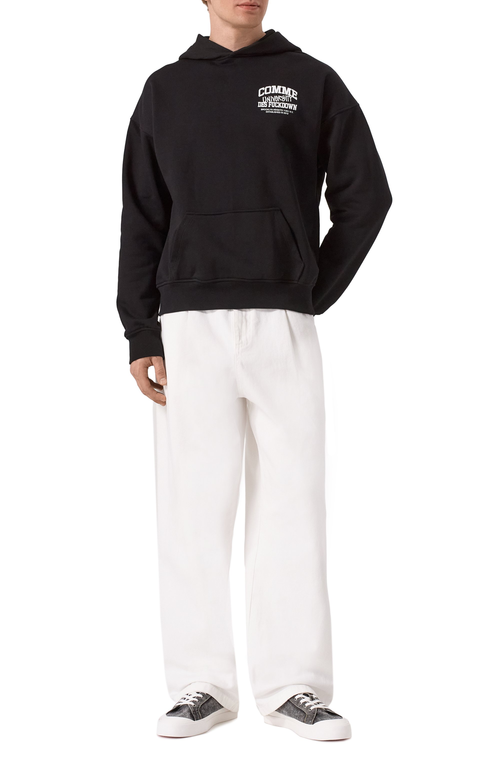 Хлопковое худи COMME DES FUCKDOWN, арт. CFABM01620, фото 2