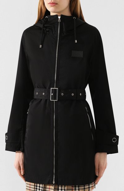 Плащ knighton BURBERRY черного цвета по цене 176500 руб., арт. 8026148, фото 3 Плащ knighton BURBERRY, арт. 8026148, фото 3