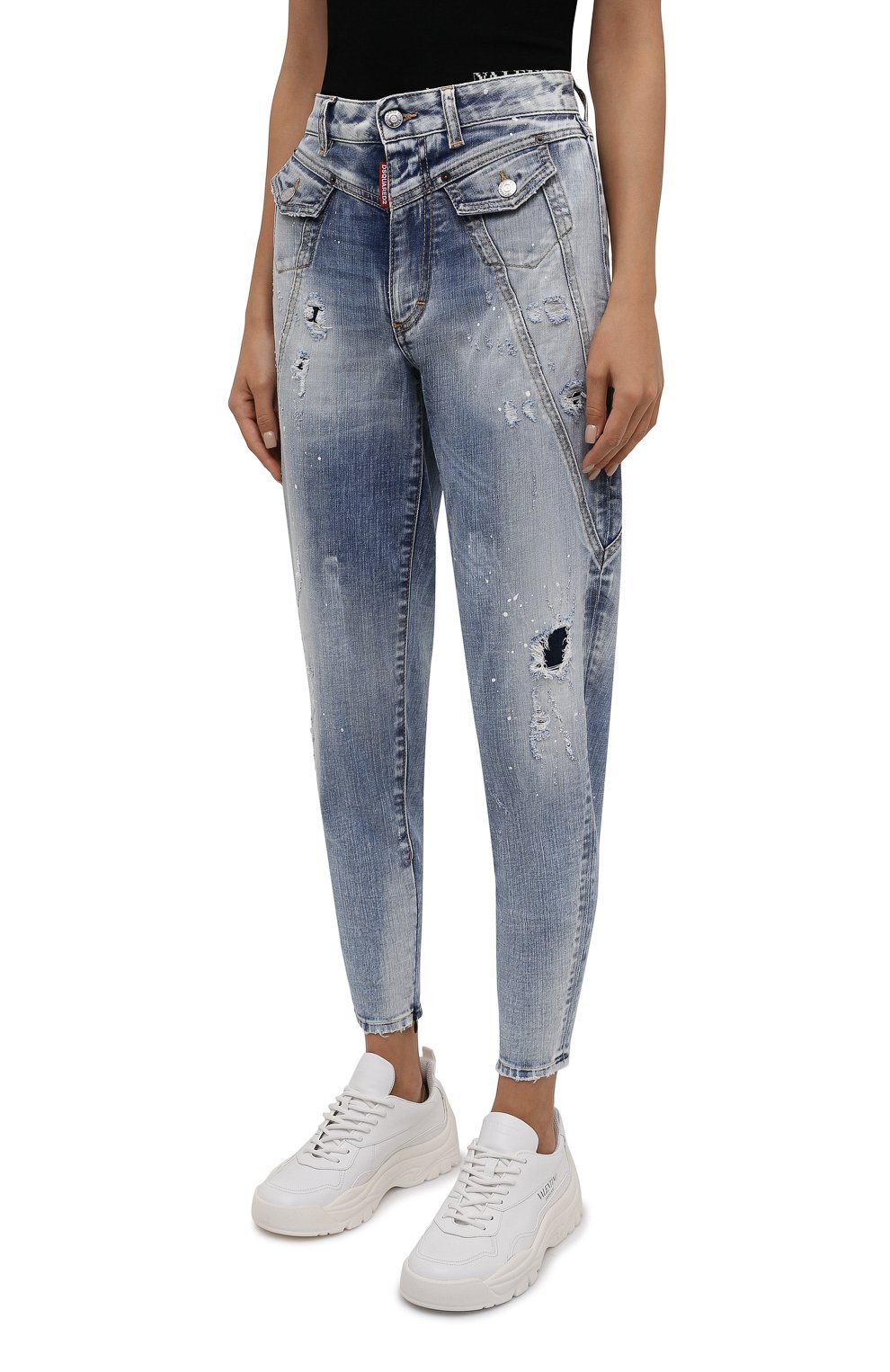 Джинсы DSQUARED2 тёмно-голубого цвета по цене 74850 руб., арт. S72LB0445/S30342, фото 3 Джинсы DSQUARED2, арт. S72LB0445/S30342, фото 3