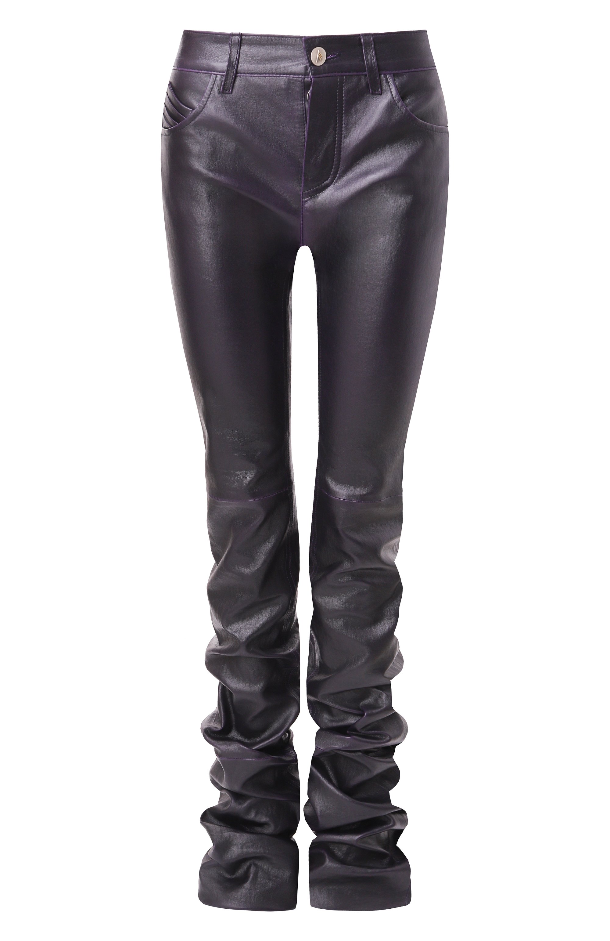 Кожаные брюки THE ATTICO, арт. 247WCP213, фото 1